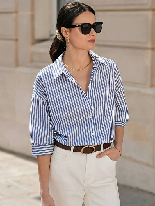 Carla Striped Blouse