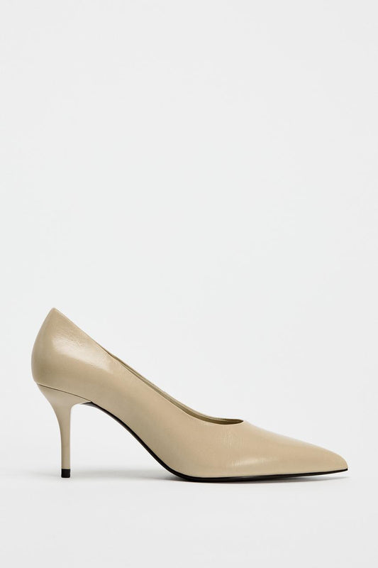 Queensley Leather High-Heel