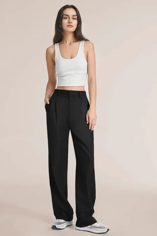 Lucia Black Tailored Pants